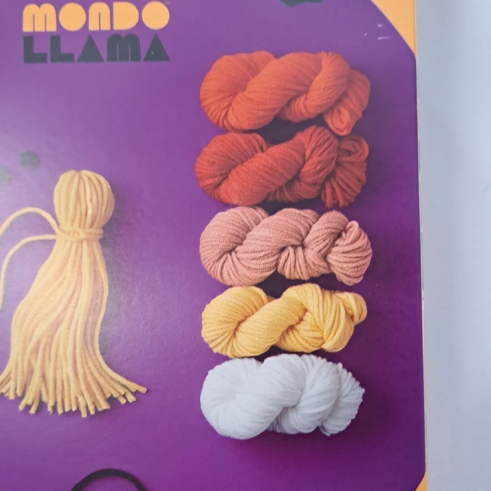 Mondo Llama DIY Ghost Garland Kit - Orange, Pink, White